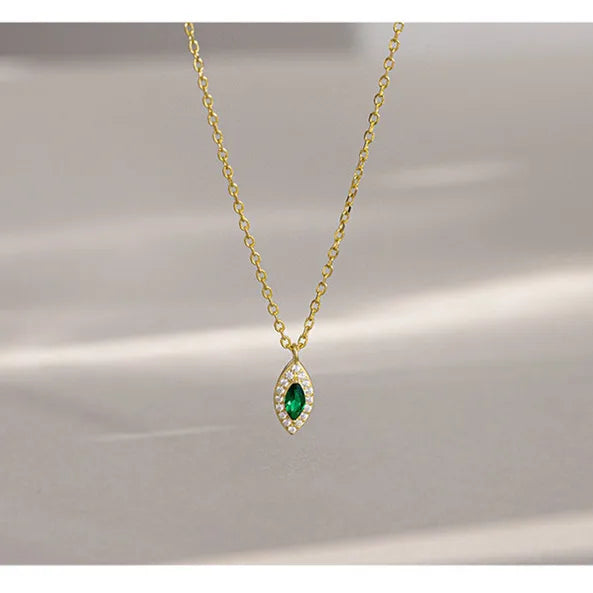 Wholesale Necklace Women Silver 925 Jewelry Marquise Pendant Necklace 925 Silver Necklace