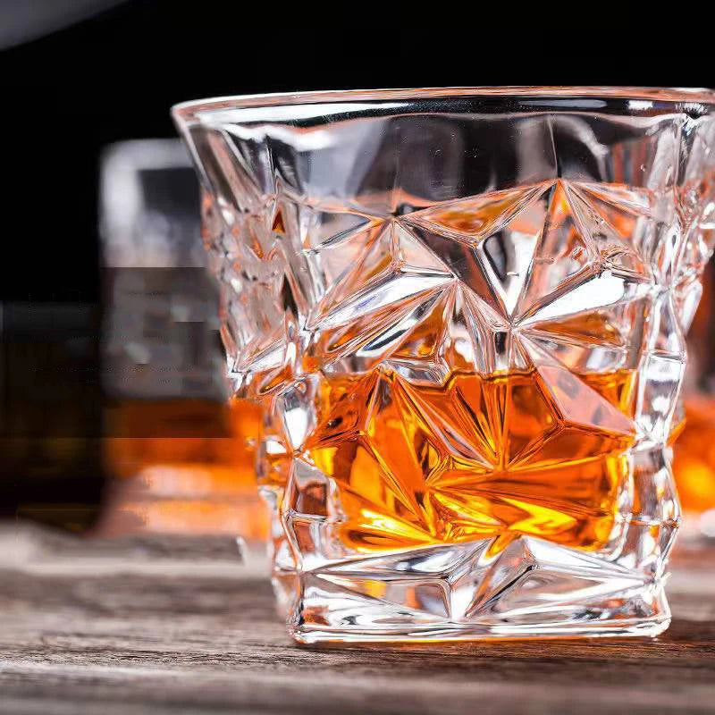 Old Fashioned Crystal Whisky Glasses Whiskey Glasses for Men