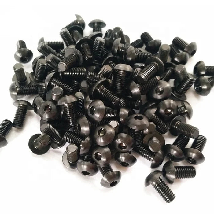 Hot Sale Gr5 Titanium M5 Button Head Black Bolts