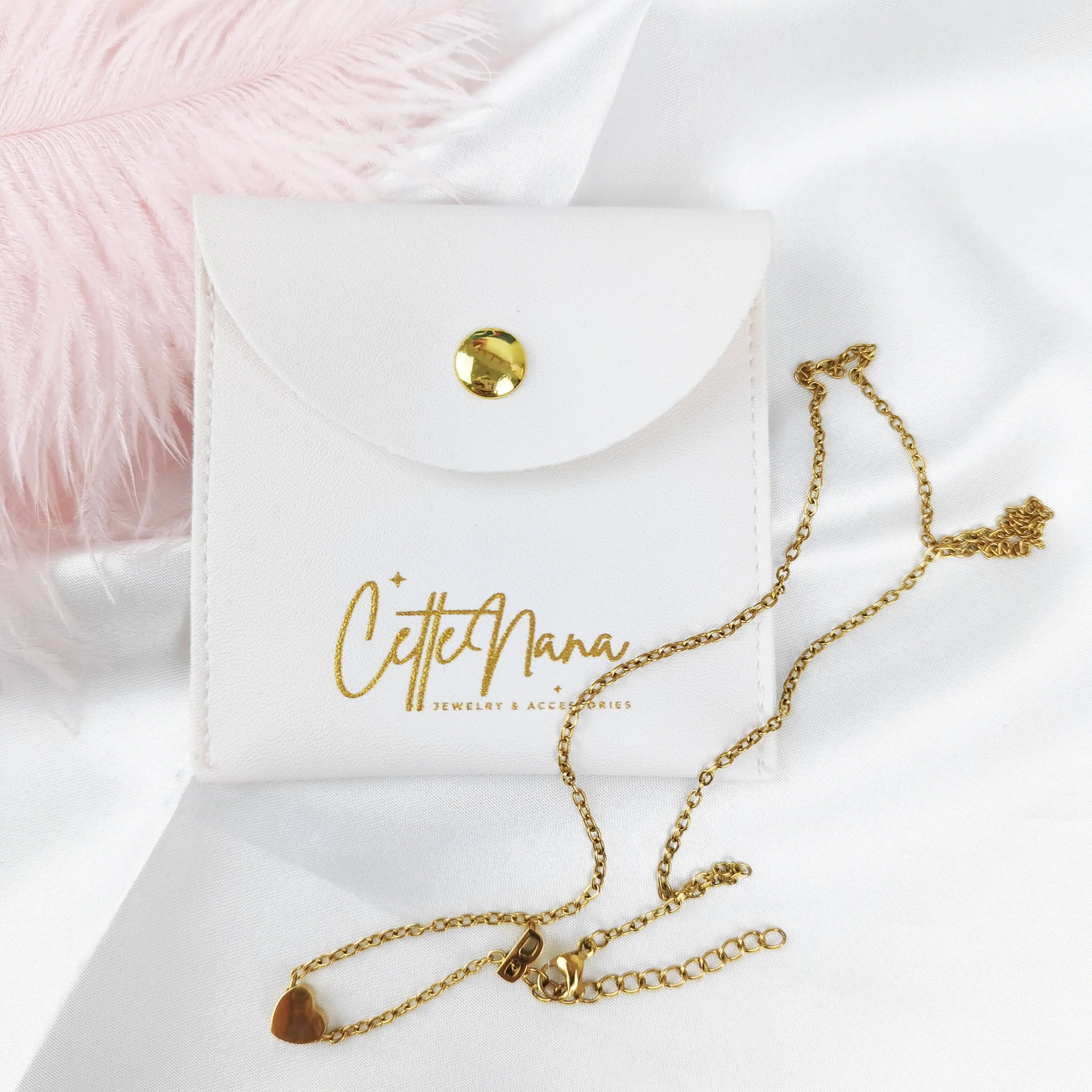 Custom logo Portable PU Leather Snap Button Jewelry Bag Earrings Ring Bracelet Storage Gifts Packaging Jewelry Pouch