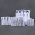 Hot Sale Cosmetic PVC Clear Waterproof White Bags Zipper Transparent Plastic Travel Gift Wash Makeup Bag