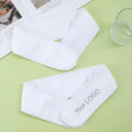 Customized Logo Solid Color Knitted Sports Yoga Hairbands and Spa Wash Face Head Wrap Training Bath Washcloths for Home Use