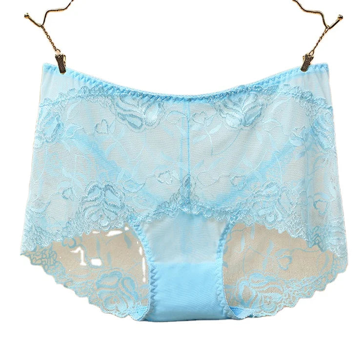 New Women's Cotton Sexy Lace Soft Underpants Brief Panties Plus Size Underwear