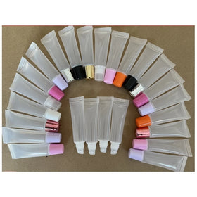 10ML 15ML 18ML Empty Plastic Squeeze Cosmetics Lipstick Tubes Lip Gloss Tube