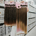 Julianna Good Quality Fiber African Bone Straight Curly Weave Cheap Heat Resistant Weave Hair Packs Hair Weft Synthetic Bundles