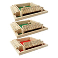 Manufacturers Hot Sell 2-4 Player Shut Wood Box Game 8 Inch Box Game for 8pcs Wooden Dices for Adults