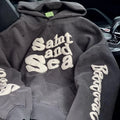 Heavyweight Oversized Puff Printing Hoodies for Men Pullover 3d Letter Puff Print Hoodie for Men