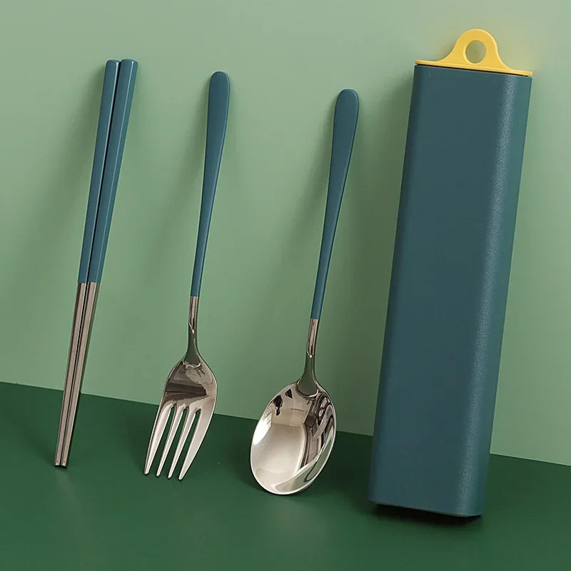 Customized Logo Modern Luxury Dinner Tableware Set Hand Mirror Polished Stainless Steel 304 Cutlery Case for Weddings