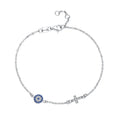 Sterling Silver Ankle Bracelet Women Cross Anklets Bracelets Lucky Charm Bracelet