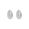 New Design S925 Sterling Silver Simple Style Oval Stud Earrings 925 Silver Jewelry for Women  EL066