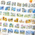 1Roll PET Large Size Tape Four Seasons Series Spring Scenery Base Tape