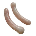 Diy Made in China Rose Quartz Sey Toys Dildos 17-19cm Wand for Women Body Body Massager Curved Stick