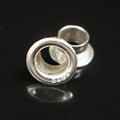 Beadsnice 10pcs/lot 925 Sterling Silver End Caps / Tips Tube Beads sold by pair  0.19g /pair Jewelry Making Findings Components
