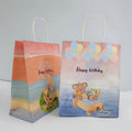 Happy Birthday Printed Paper Candy Bag Cookies Packaging Bags Kids Birthday Party Decorations Baby Shower Gifts Supplies