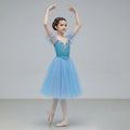Professional Ballet Romantic Tutu Long Skirt Black Red Spain Dress Adult Children's Ballet Performance Dress