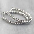 Huitan Fashion 2021 Big Dainty Hoop Earrings for Women New Trendy Rihanna Style Crystal Shiny Diamond Hoop Earrings Women
