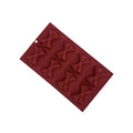 BPA Free Non-stick 8 Cavities Bowknot Shape Ice Cube Trays Silicone Chocolate Cake Fondant Molds