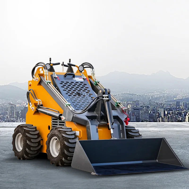 FREE SHIPPING Quality Mini Skid Steers and Stand on diesel Skid Steers and Skid Steer Loader Solid Tire
