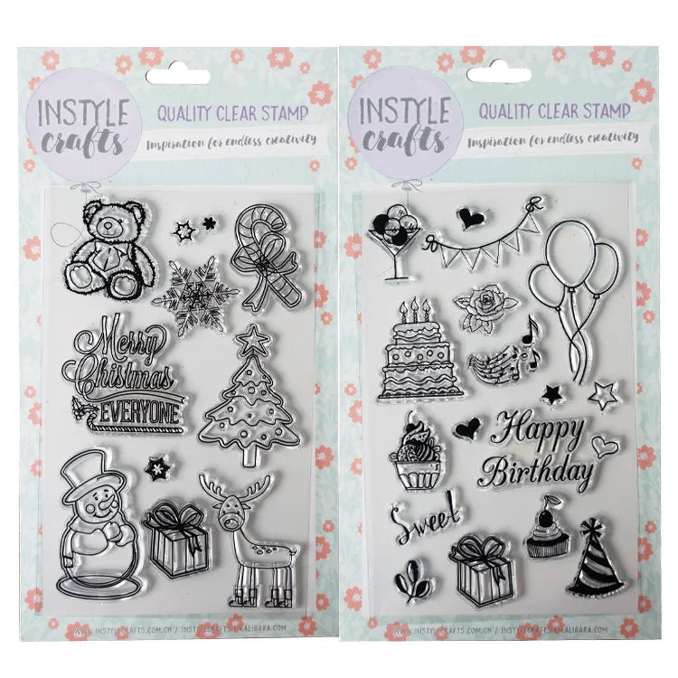 Wholesale Alphabet Letter Hand Account Decorative Tools Material Clear Stamps for Diy Scrapbooking