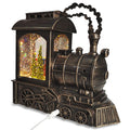 Wholesale Bronze Plastic LED Candle Lantern Santa Train Christmas Wreath with Factory Snowman Great for Festive Decorations