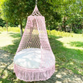Swing Chair Factory Wholesale Handmade Hammock Swing  Hanging Chair for Outdoor Swing Chair Bohemian Style for Patio Porch