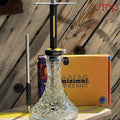 New Small Digital Storm Hookahs Minimal Techno Shisha Gift Box Assembly Glass Bottle Hookah