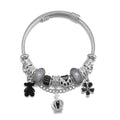 2023 TOP Selling Bear Charms Bracelet for Lady Adjust Size Size Stainless Steel Jewelry Stocks Selling Fashion Bracelet Bangle