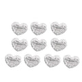 Cute Transparent Heart Shape Love Mini Paper Clips Kawaii Stationery Clear Binder Photos Tickets Notes Letter Clips