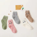 Wholesale Cute Cartoon Dachshund Letters Socks Cotton Socks Comfortable Women Crew Socks
