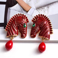 Wholesale Funny Fashion Jewelry Animals zebra Stripe Earrings