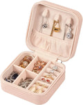OEM/ODM Custom Print Portable Pu Leather Jewellery Organizer Box Small Travel Jewelry Display Storage Case