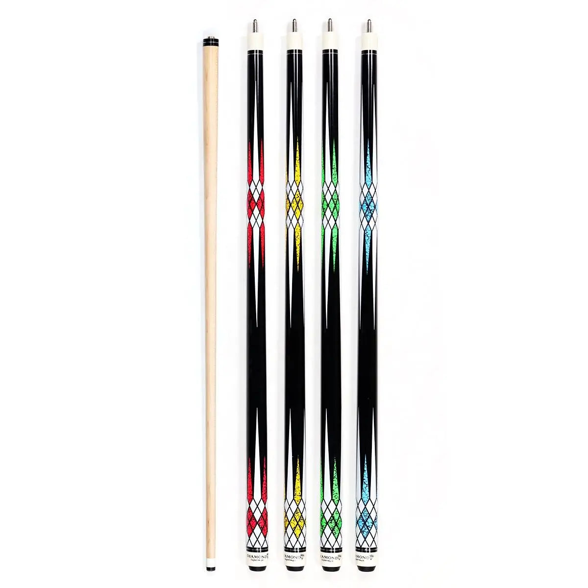 Wholesale Price Canadia Maple Shaft and Butt Billiard 1/2-pc Pool Cue with 13mm Tip on Sale