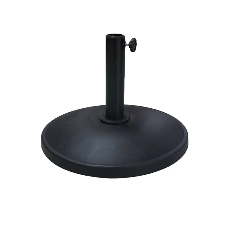 Modern 12kg 14kg Resin Water Parasol Base Factory Production Outdoor Umbrella Parts Stainless Steel Pole for Park Furniture