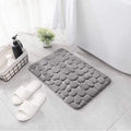 Black Memory Foam Bath Mat ultra Soft Non slip Bathroom Rug Machine Washable Fast Drying Bathroom Mat for Shower