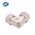 HAL-LOK SKTE-2 Stainless Steel Brass Hastelloy C276 90 Degree Double Ferrule Elbow Tube Fitting Union Forged High Pressure
