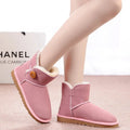 New Fashion Warm Outdoor Cute Fluffy Faux Fur Ankle Snow Boots Women Shoes for Winter Home House