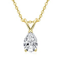 Unique Cheap Custom Real Best Promise Sterling Silver Rhodium Plated Trendy Celtic Knot Moissanite Engagement Necklace for Women