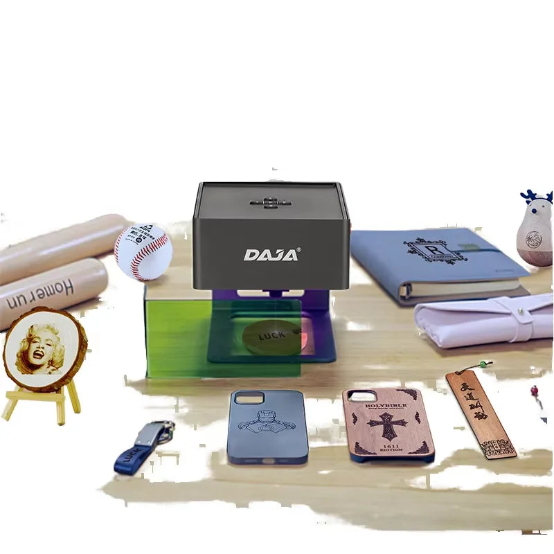 DJ6 3W Portable Laser Marking Machine for Metal Plastic Wood-Easy to Operate Integrated Print for Manufacturing Plant