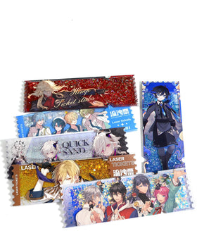 Japan Anime Love Theme Double Sided Handmade Plastic Acrylic Ticket with Modern Design