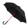 Red Color Frame Fiberglass Umbrella Windproof Largest Golf Umbrella j Handle Custom Promotion Umbrellas Windproof for Men