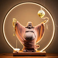 2023 Hot Sale Incense Cones With Handle Ceramic Electricity Led Light Incense Burner for Home Decor