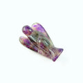Huiying Wholesale Handcarved 2 Inch Amethyst Small Angel for Home Decoration Crafts