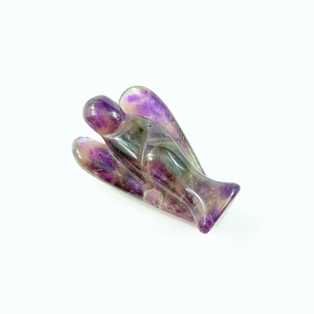 Huiying Wholesale Handcarved 2 Inch Amethyst Small Angel for Home Decoration Crafts