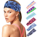 B.PHNE Non Slip Fitness Hair Band Sweatband Elastic Sports Headbands for Yoga Running