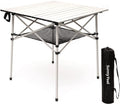 US Warehouse Hot Sale Portable Aluminum Lightweight Compact Folding Camping Table With Carry Bag