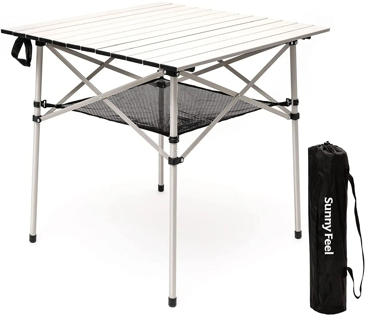 US Warehouse Hot Sale Portable Aluminum Lightweight Compact Folding Camping Table With Carry Bag