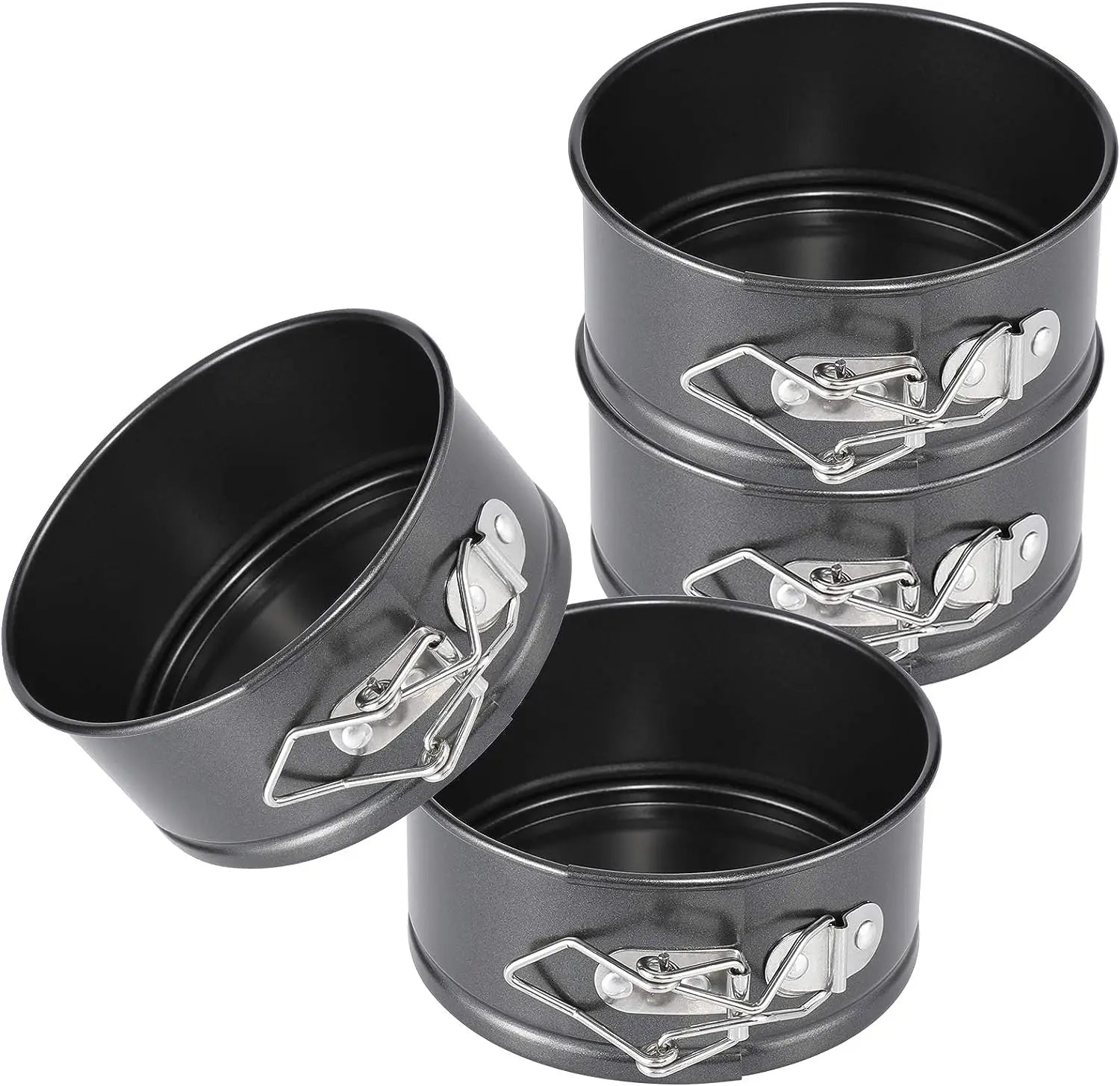 4-Inch Mini Nonstick Springform Pan Small Dish for Mini Cheesecakes Pizzas Quiches