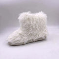 2019 Fashion Ankle Height Flat Casual Winter Warm Fuzzy Furry Women Faux Fur Boots