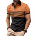 2025 Custom Men's Slim Casual for Polo Shirt Solid Color New Fashion Versatile 100% Polyester for Spring Summer