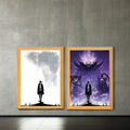 Led Painting Frame UV Printed Home Decorative Gifts Creative Photo Wooden MDF Frame